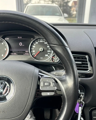 Volkswagen Touareg cena 82900 przebieg: 176495, rok produkcji 2013 z Czarna Białostocka małe 596